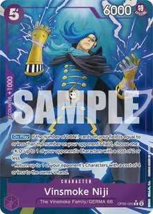 Vinsmoke Niji (Full Art) OP06-065 Premium Booster -The Best- One Piece Foil NM