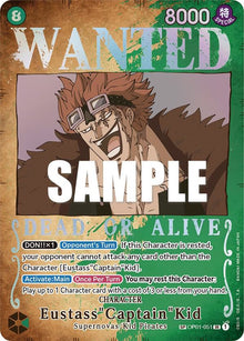 Eustass"Captain"Kid (Wanted Poster) OP01-051 Pillars of Strength One Piece Foil NM