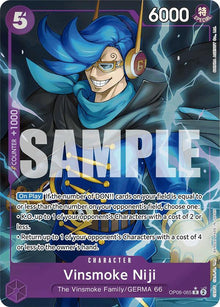 Vinsmoke Niji (Alternate Art) OP06-065 Premium Booster -The Best- One Piece Foil NM