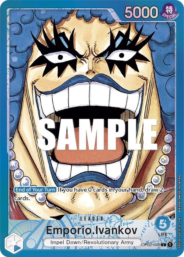 Emporio.Ivankov (049) (Alternate Art) OP02-049 Paramount War One Piece Foil NM