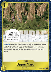 Upper Yard (Jolly Roger Foil) OP05-117 Premium Booster -The Best- One Piece NM