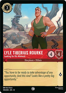 Lyle Tiberius Rourke - Looking for His Moment 105/204 Wilds Unknown Lorcana NM