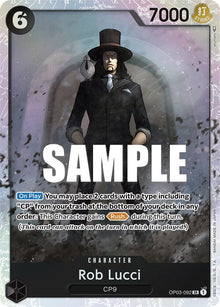 Rob Lucci (092) OP03-092 Super Rare Pillars of Strength One Piece Foil Near Mint