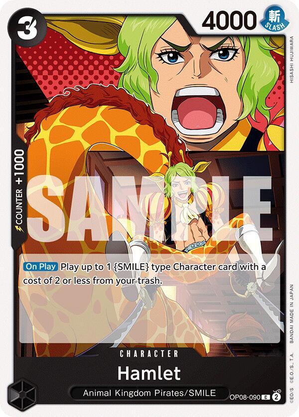 Hamlet OP08-090 Common Two Legends One Piece Near Mint