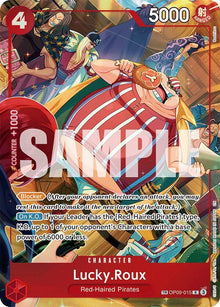Lucky.Roux (TR) OP09-015 Treasure Rare A Fist of Divine Speed One Piece Foil NM
