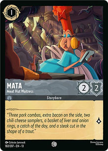 Mata - Meat Hut Waitress 182/204 Common Attack of the Vine! Lorcana Near Mint
