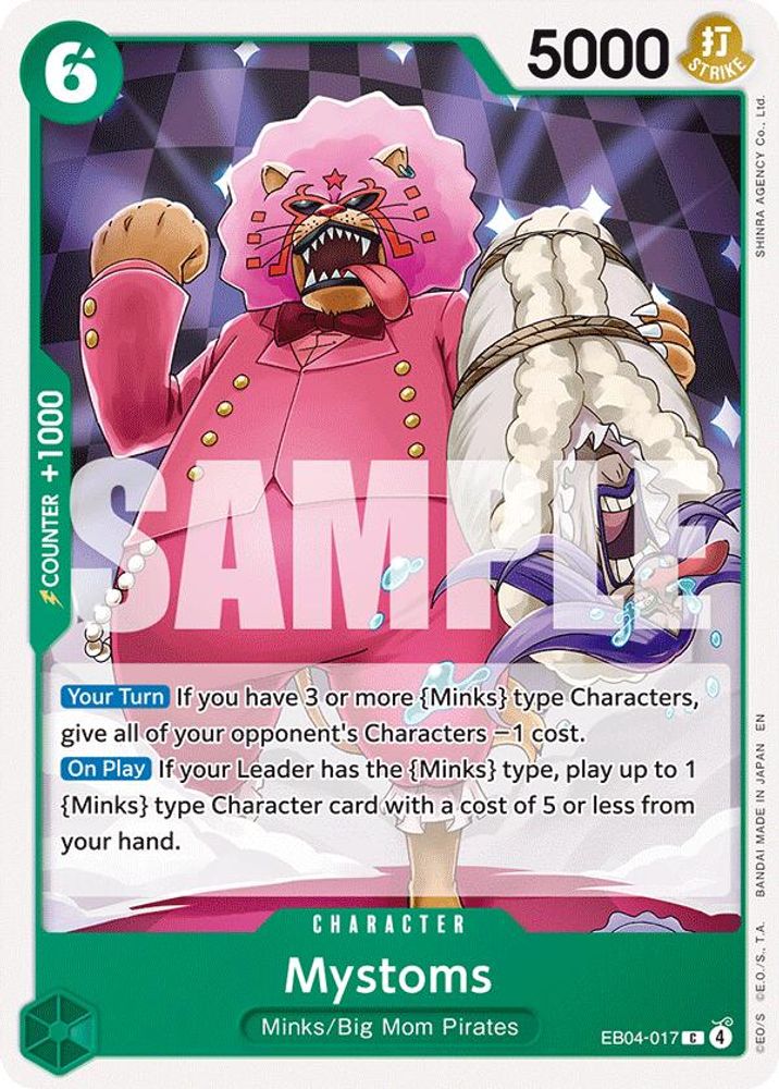Mystoms EB04-017 Common The Azure Sea's Seven One Piece Near Mint