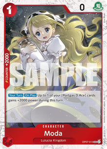 Moda (Pirate Foil) OP07-014 Premium Booster -The Best- Vol. 2 One Piece NM