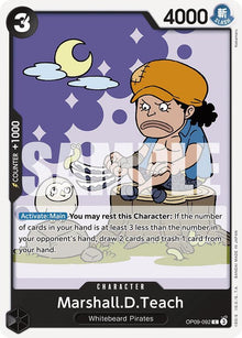 Marshall.D.Teach (092) OP09-092 Common Emperors in the New World One Piece NM