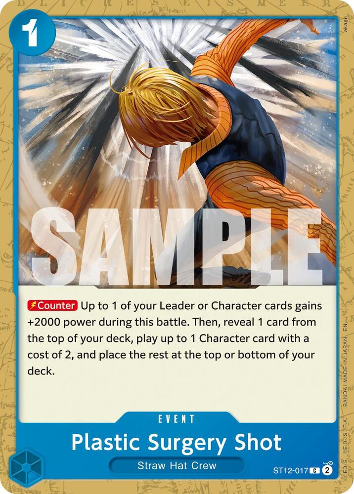 Plastic Surgery Shot (Reprint) ST12-017 Premium Booster -The Best- Vol. 2 One Piece NM