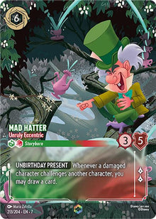 Mad Hatter - Unruly Eccentric (Enchanted) 213/204 Lorcana Holo NM