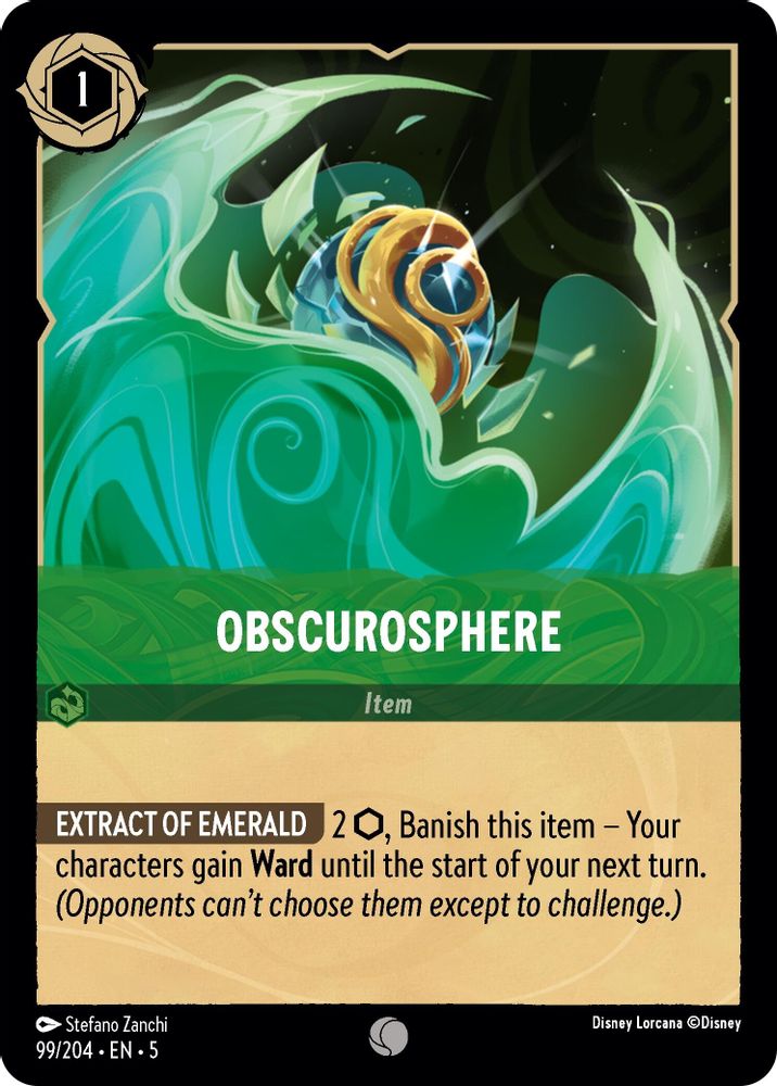 Obscurosphere 99/204 Common Shimmering Skies Lorcana Near Mint