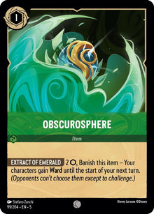 Obscurosphere 99/204 Common Shimmering Skies Lorcana Near Mint
