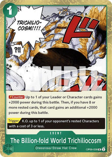 The Billion-fold World Trichiliocosm (Jolly Roger Foil) OP06-038 Premium Booster -The Best- One Piece NM