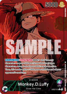 Monkey.D.Luffy (010) (Alternate Art) EB02-010 Extra Booster: Anime 25th Collection One Piece Foil NM