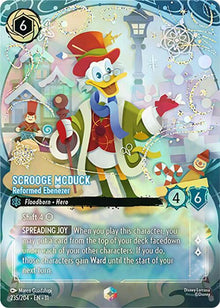Scrooge McDuck - Reformed Ebenezer (Enchanted) 235/204 Winterspell Lorcana Holo