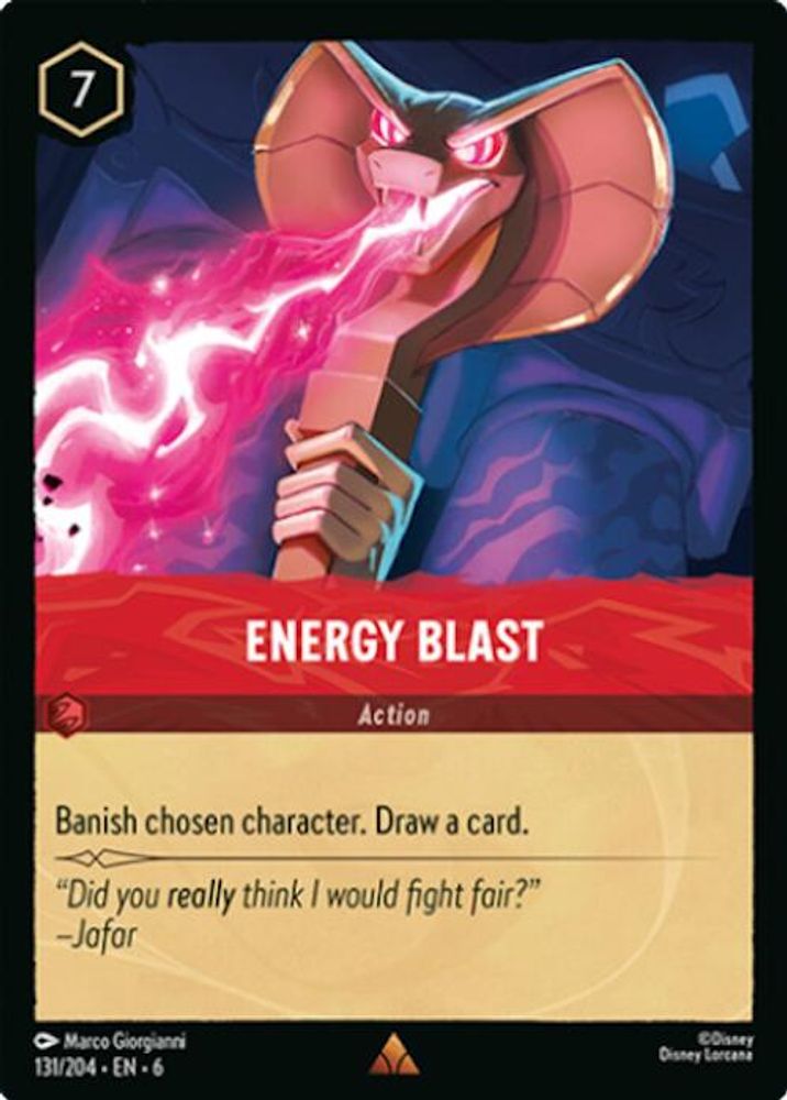 Energy Blast 131/204 Rare Azurite Sea Lorcana Near Mint