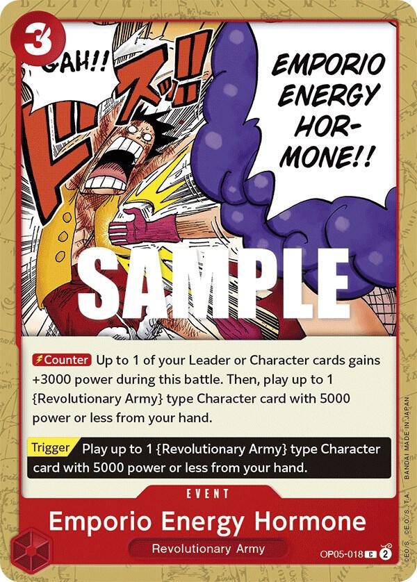 Emporio Energy Hormone OP05-018 Common Awakening of the New Era One Piece NM