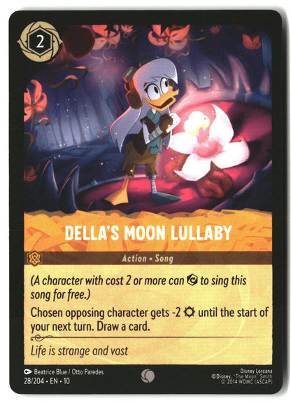 Della's Moon Lullaby 28/204 Common Whispers in the Well Lorcana Lightly Played