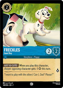 Freckles - Good Boy 168/204 Common Archazia's Island Lorcana Near Mint