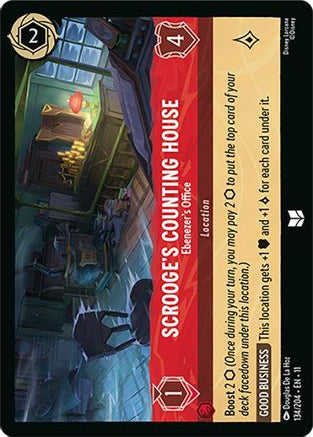Scrooge's Counting House - Ebenezer's Office 134/204 Winterspell Lorcana NM