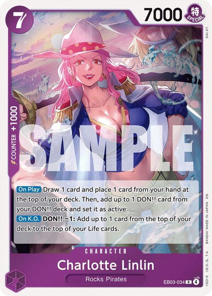 Charlotte Linlin EB03-034 Extra Booster: One Piece Heroines Edition One Piece Foil NM