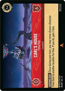 Carl's House - Flying High 142/204 Rare Attack of the Vine! Lorcana Near Mint
