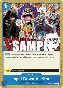 Impel Down All Stars OP02-066 Common Paramount War One Piece Near Mint