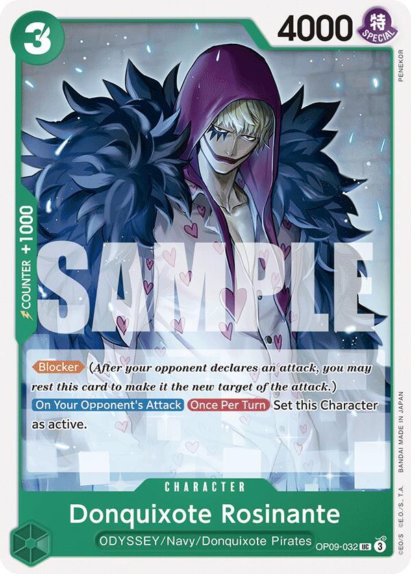 Donquixote Rosinante (032) OP09-032 Emperors in the New World One Piece NM
