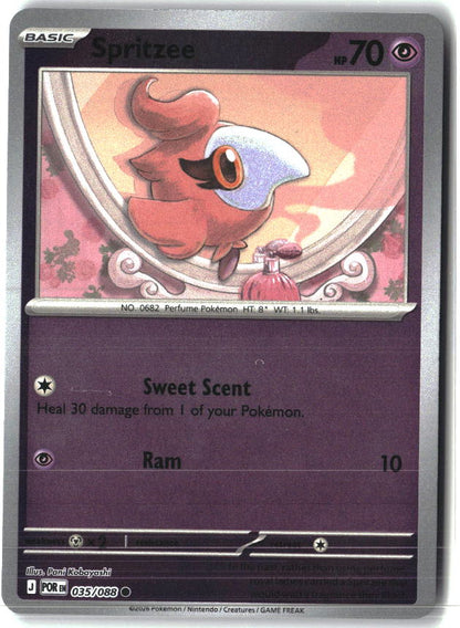 Spritzee 035/088 Common Perfect Order Pokemon Reverse Holo Near Mint