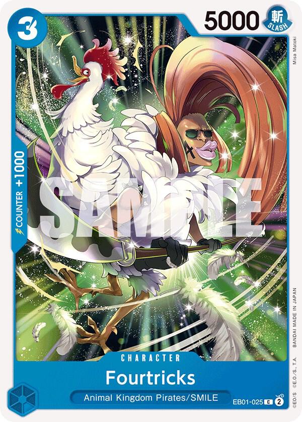 Fourtricks EB01-025 Common Extra Booster: Memorial Collection One Piece NM