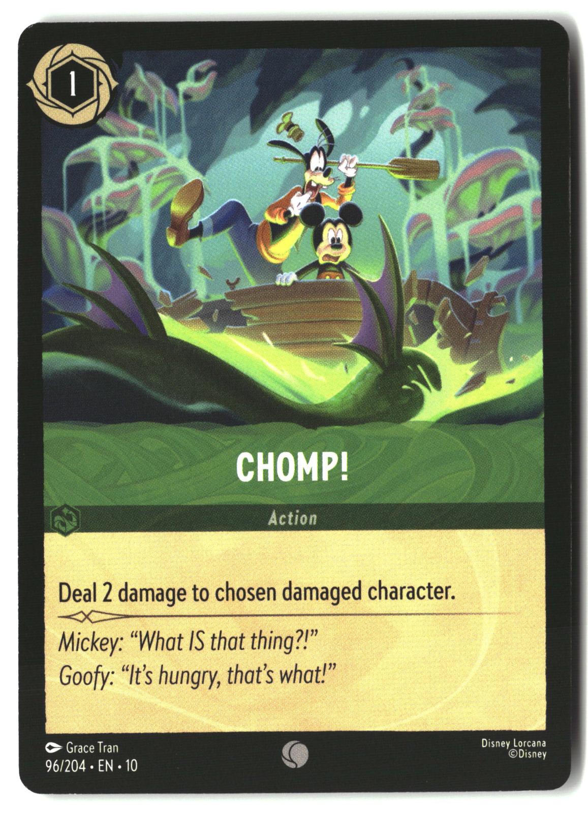 Chomp! 96/204 Common Whispers in the Well Lorcana Lightly Played