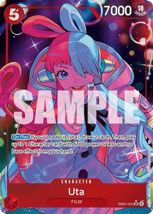 Uta (003) (Alternate Art) EB03-003 Extra Booster: One Piece Heroines Edition One Piece Foil NM