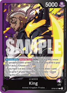 King (057) OP08-057 Leader Two Legends One Piece Near Mint
