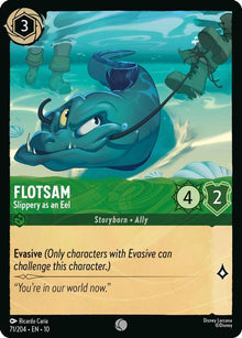 Flotsam - Slippery as an Eel 71/204 Common Whispers in the Well Lorcana NM
