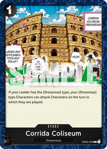 Corrida Coliseum (Pirate Foil) OP04-096 Premium Booster -The Best- Vol. 2 One Piece NM
