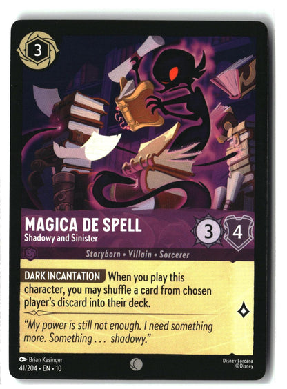 Magica De Spell - Shadowy and Sinister 41/204 Whispers in the Well Lorcana LP
