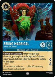 Bruno Madrigal - Seeing the Future 156/204 Common Wilds Unknown Lorcana NM