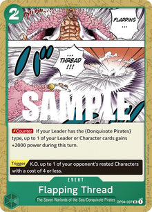 Flapping Thread OP04-037 Uncommon Kingdoms of Intrigue One Piece Near Mint