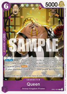 Queen OP01-097 Rare Romance Dawn One Piece Foil Near Mint