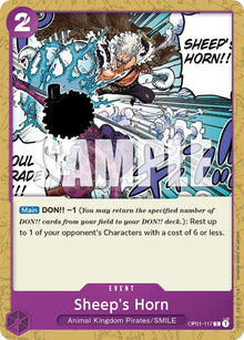 Sheep's Horn OP01-117 Common Romance Dawn One Piece Near Mint