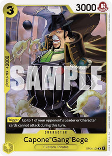 Capone"Gang"Bege (Reprint) OP04-100 Premium Booster -The Best- One Piece Foil NM