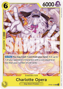 Charlotte Opera OP08-102 Uncommon Two Legends One Piece Near Mint