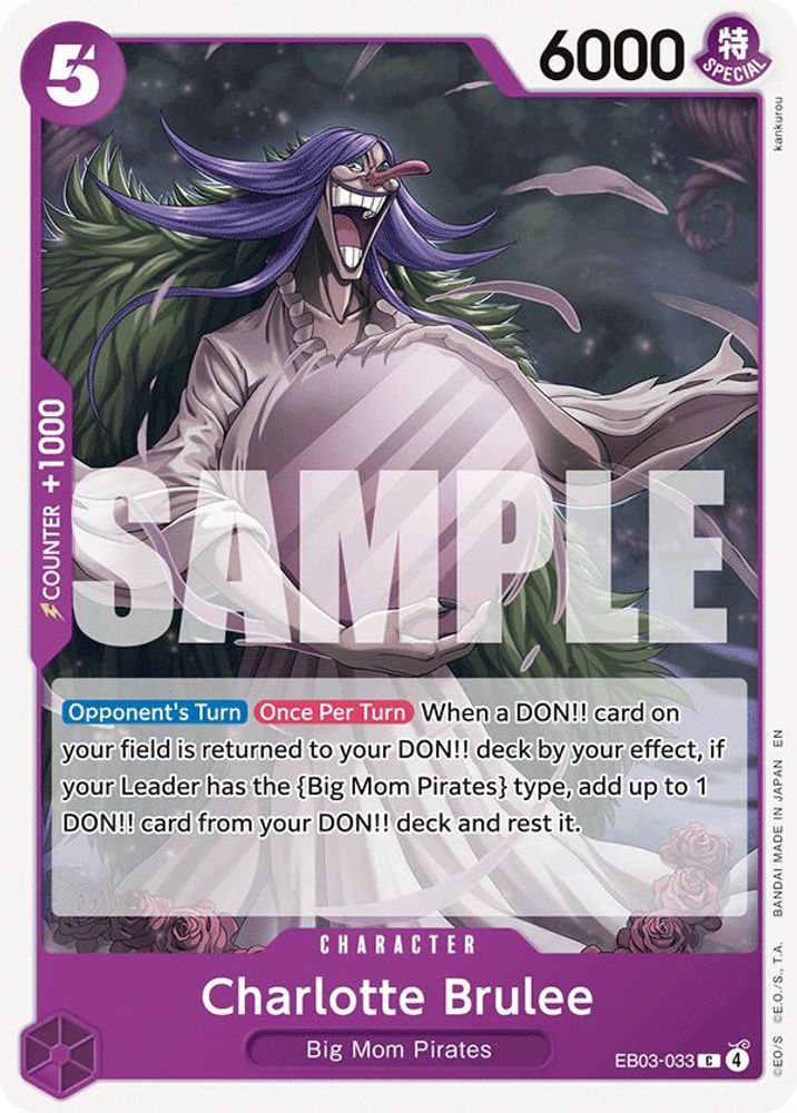Charlotte Brulee EB03-033 Extra Booster: One Piece Heroines Edition One Piece NM