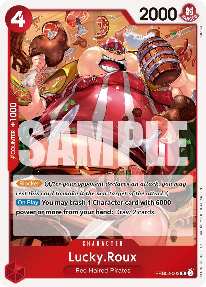 Lucky.Roux PRB02-003 Rare Premium Booster -The Best- Vol. 2 One Piece Foil NM
