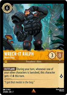 Wreck-It Ralph - Hero's Duty 27/204 Rare Archazia's Island Lorcana Near Mint