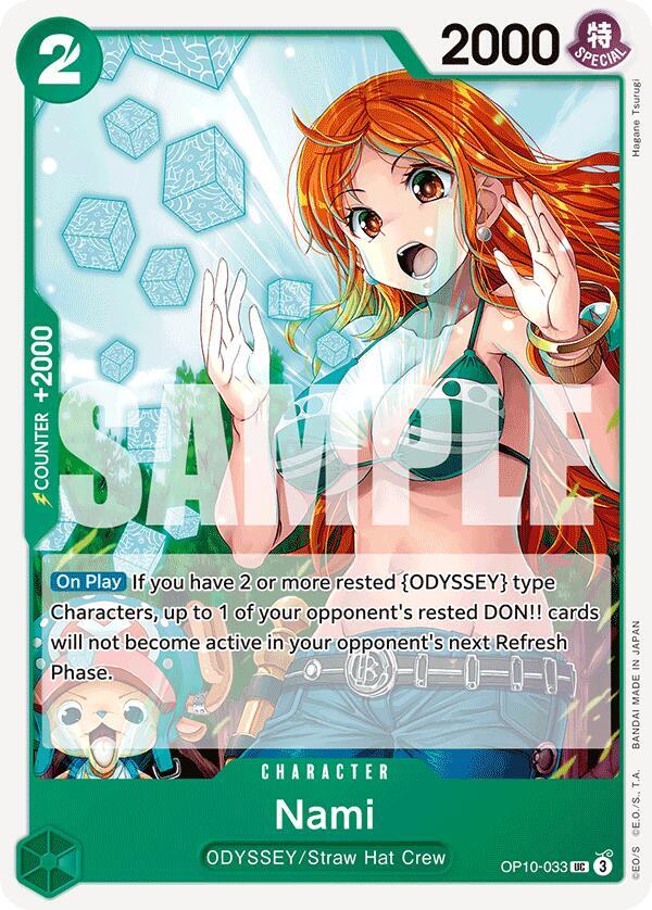 Nami (033) OP10-033 Uncommon Royal Blood One Piece Near Mint