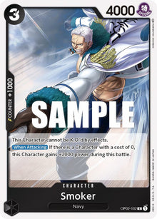 Smoker (102) OP02-102 Rare Paramount War One Piece Foil Near Mint