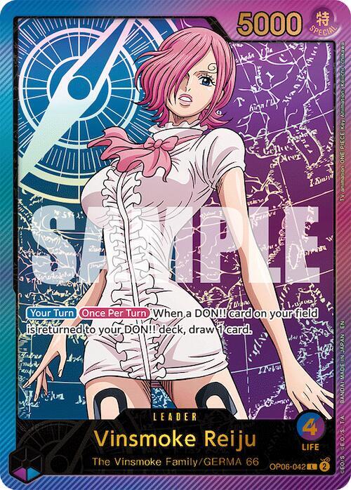 Vinsmoke Reiju (SP) OP06-042 Extra Booster: Anime 25th Collection One Piece Foil NM