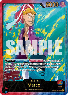 Marco (SP) OP08-002 Extra Booster: Anime 25th Collection One Piece Foil NM